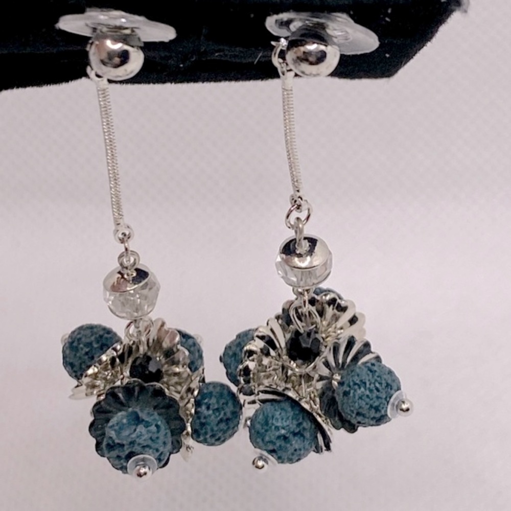 Silverado Dark Green Fashion Earrings